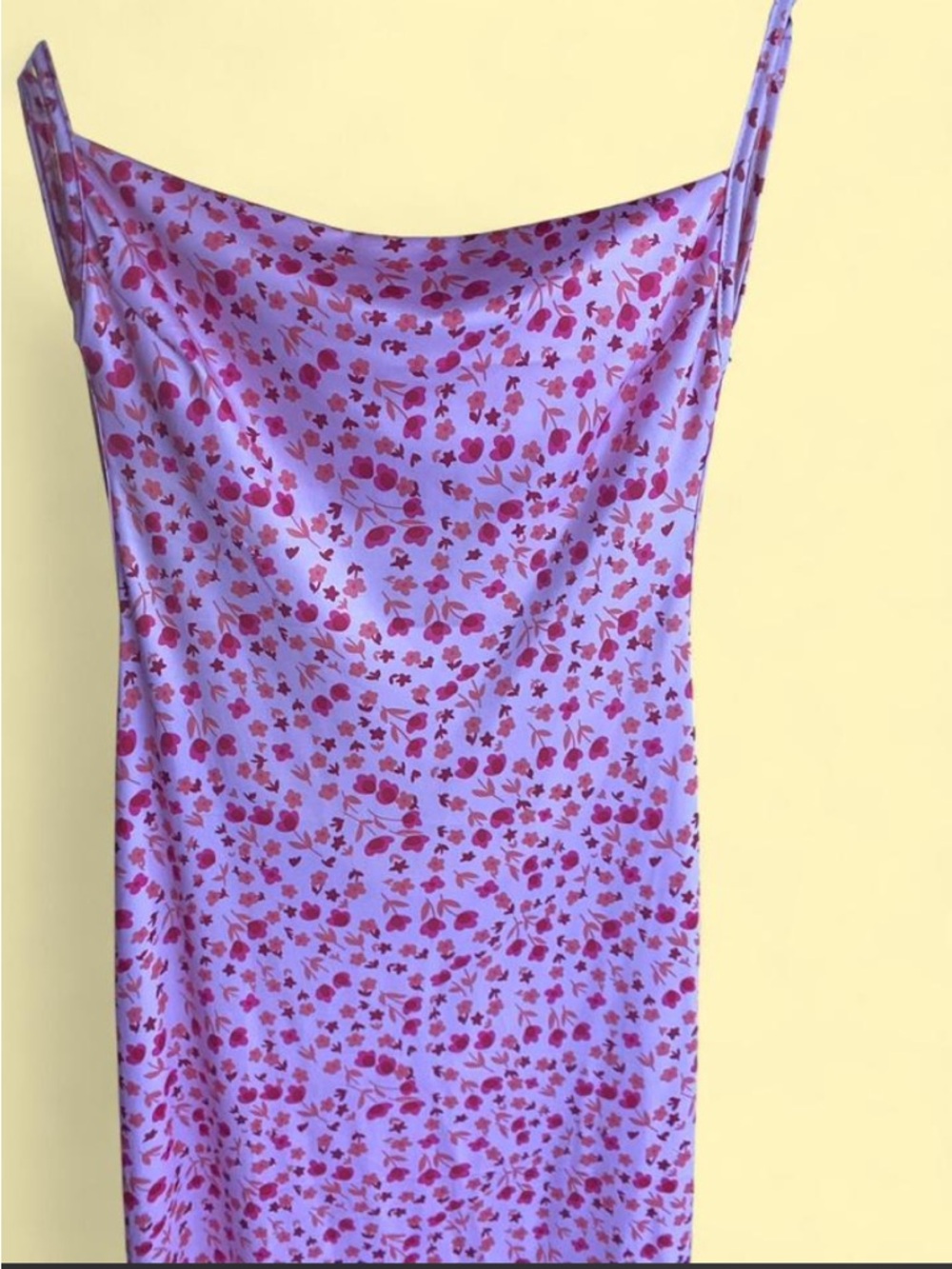 Pink Floral Bodycon Dress